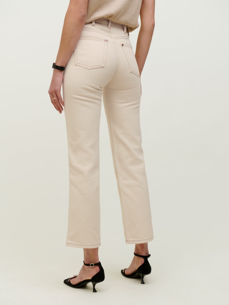 Cowboy High Rise Straight Jeans