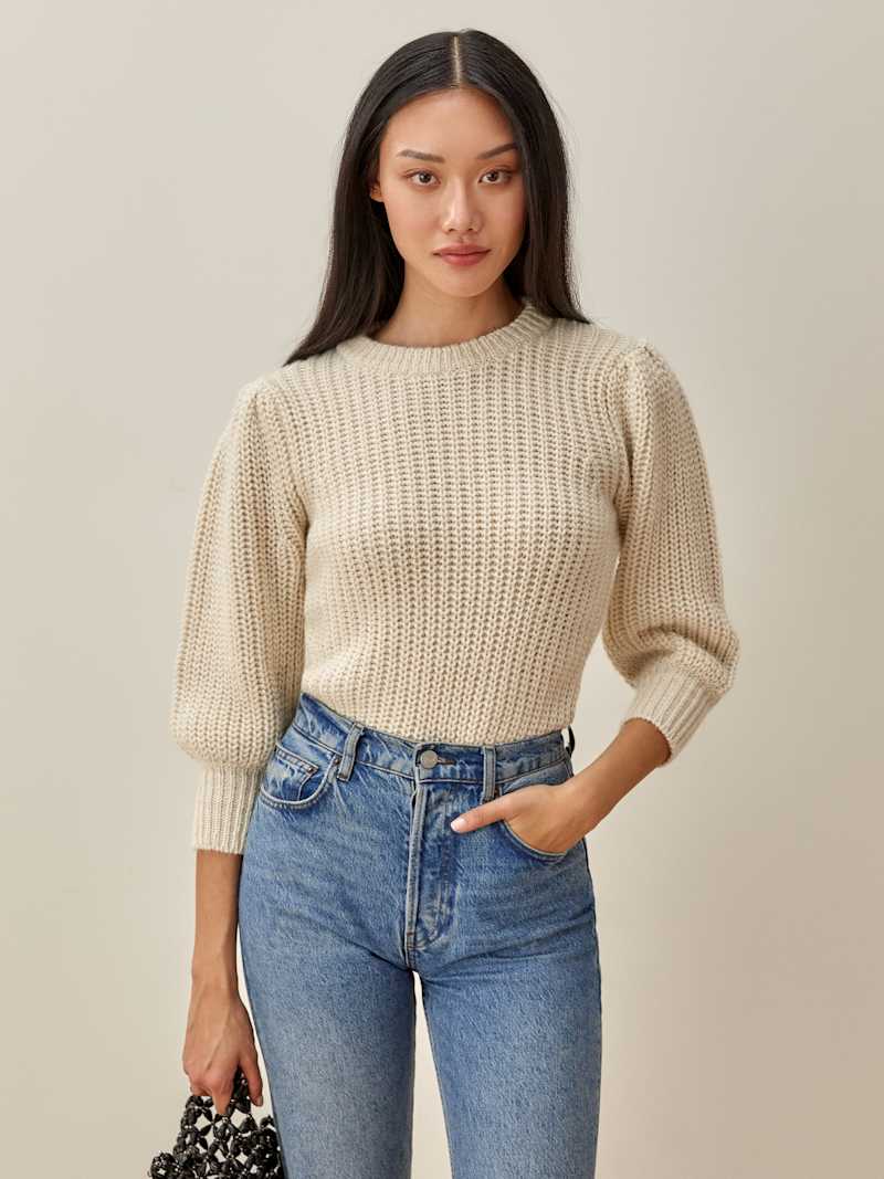 Moneta Puff Sleeve Sweater