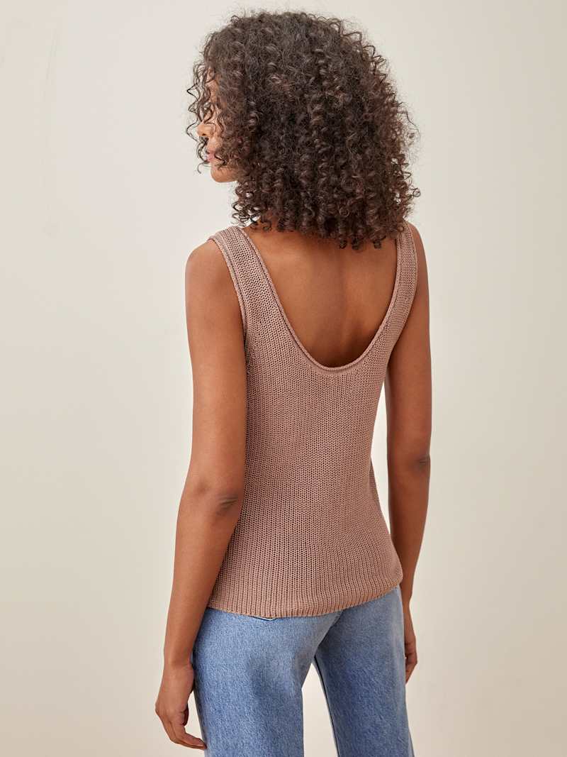 Dori Scoopneck Sweater Tank
