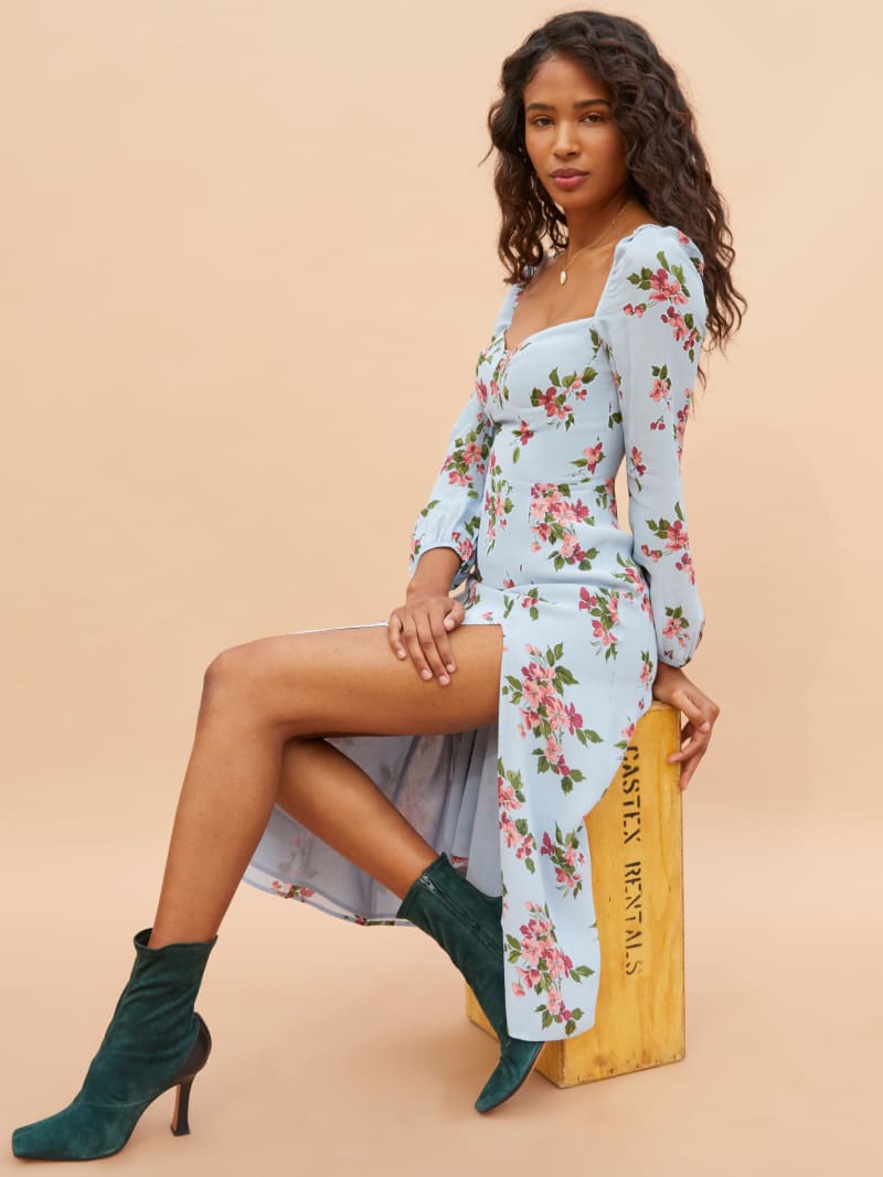 Reformation dress floral sale