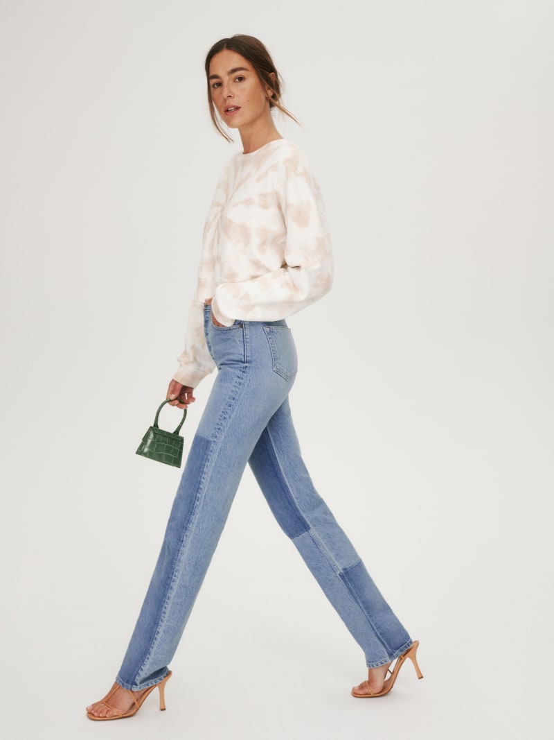 無料配達 Cynthia Shadow High Rise Long Jeans パンツ