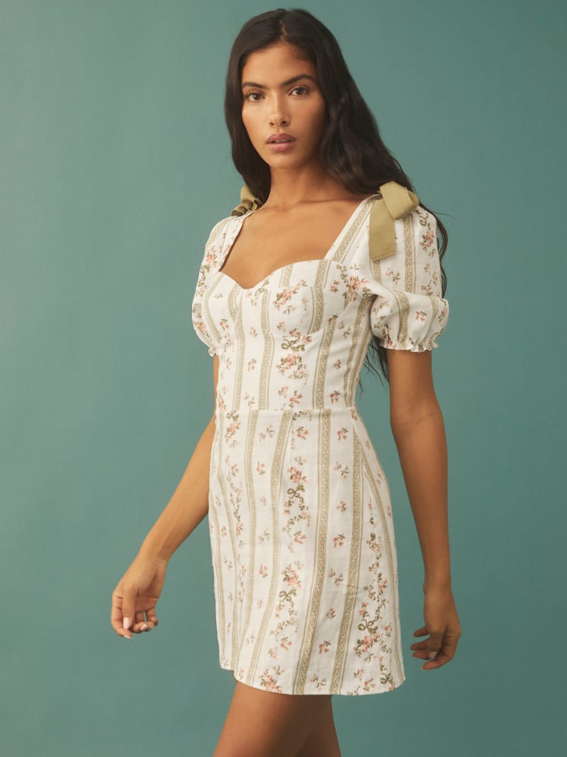 Reformation puff sleeve dress outlet
