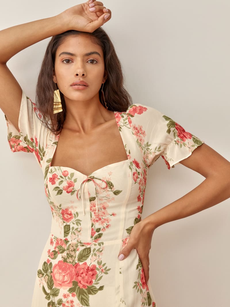 reformation corset dress Brand-new, NWT Reformation corset back Luciana dress