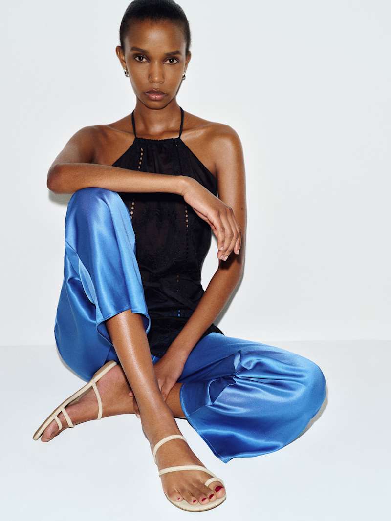 Ludo Toe Ring Strappy Flat Sandal from Reformation - $128