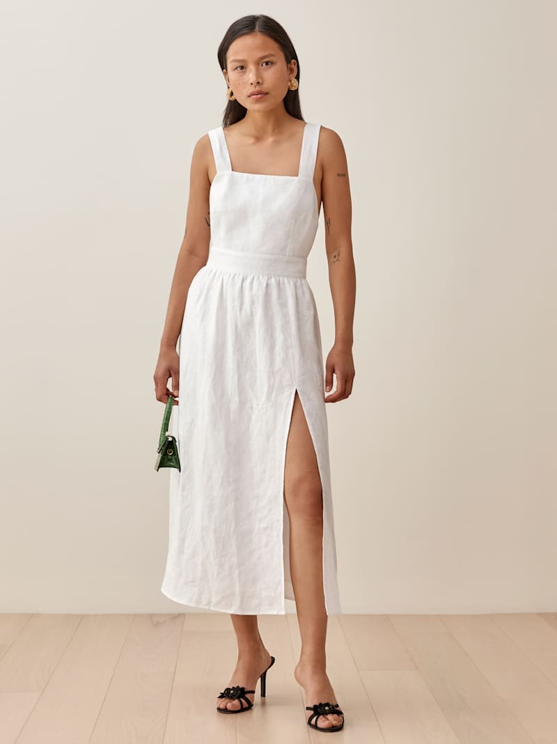 Elara Linen Dress