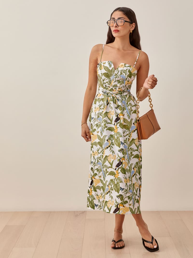 chinese dress ladies Asha by Ashley McCormick Sea Breeze Cosima Kaftan L main image 1
