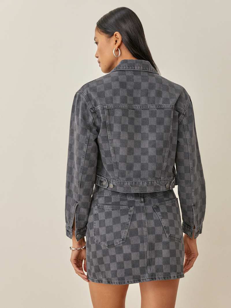 Cora Shrunken Denim Jacket