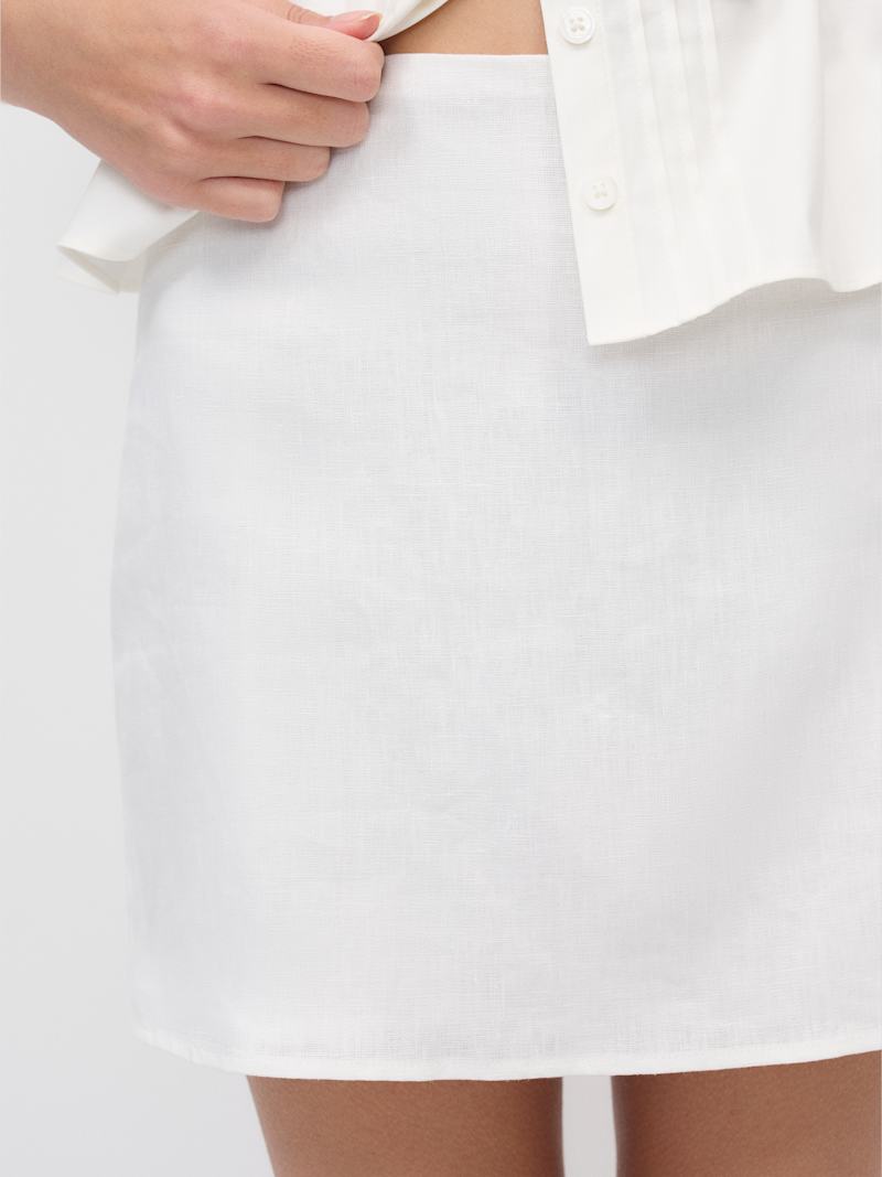 Veranda Linen Skirt