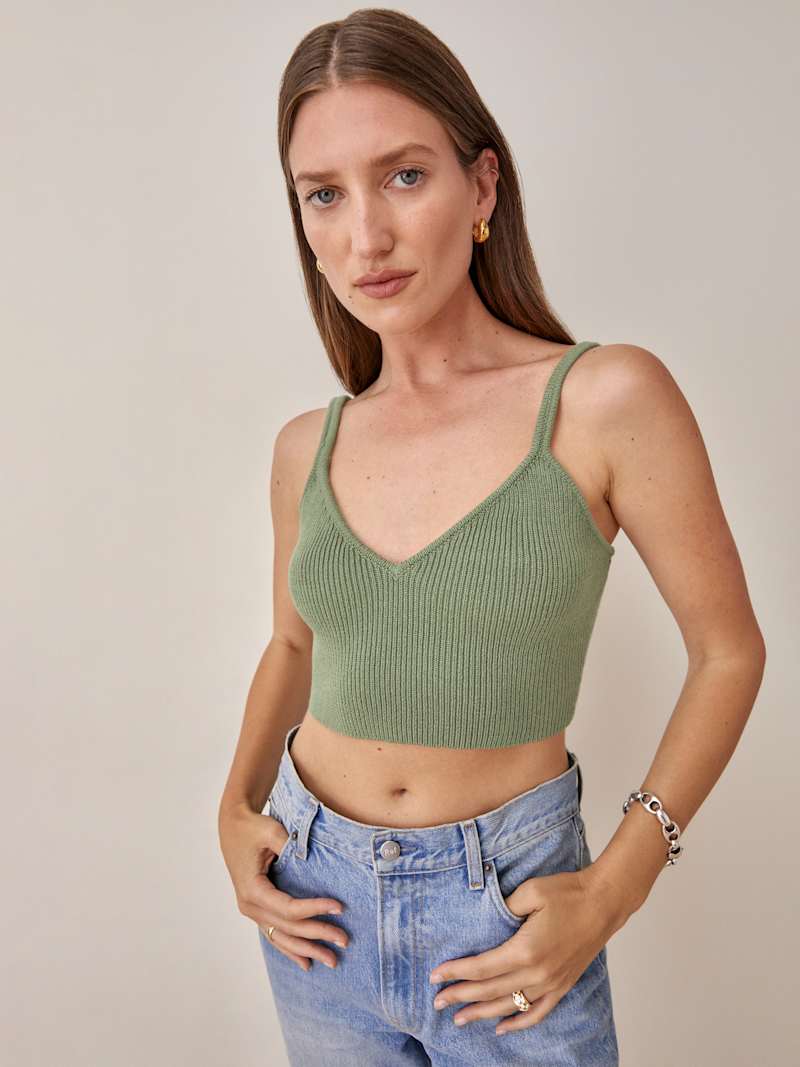 Lita Cotton Cropped Tank