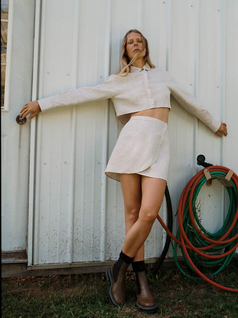 Tyler Linen Skirt