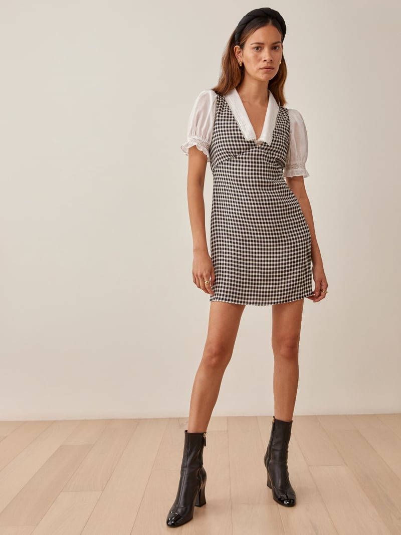 Reformation gingham dress cheap