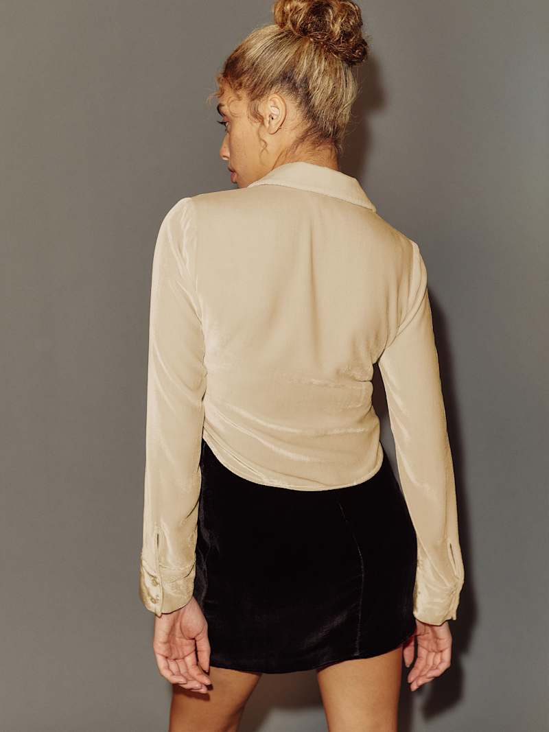 Cam Velvet Top