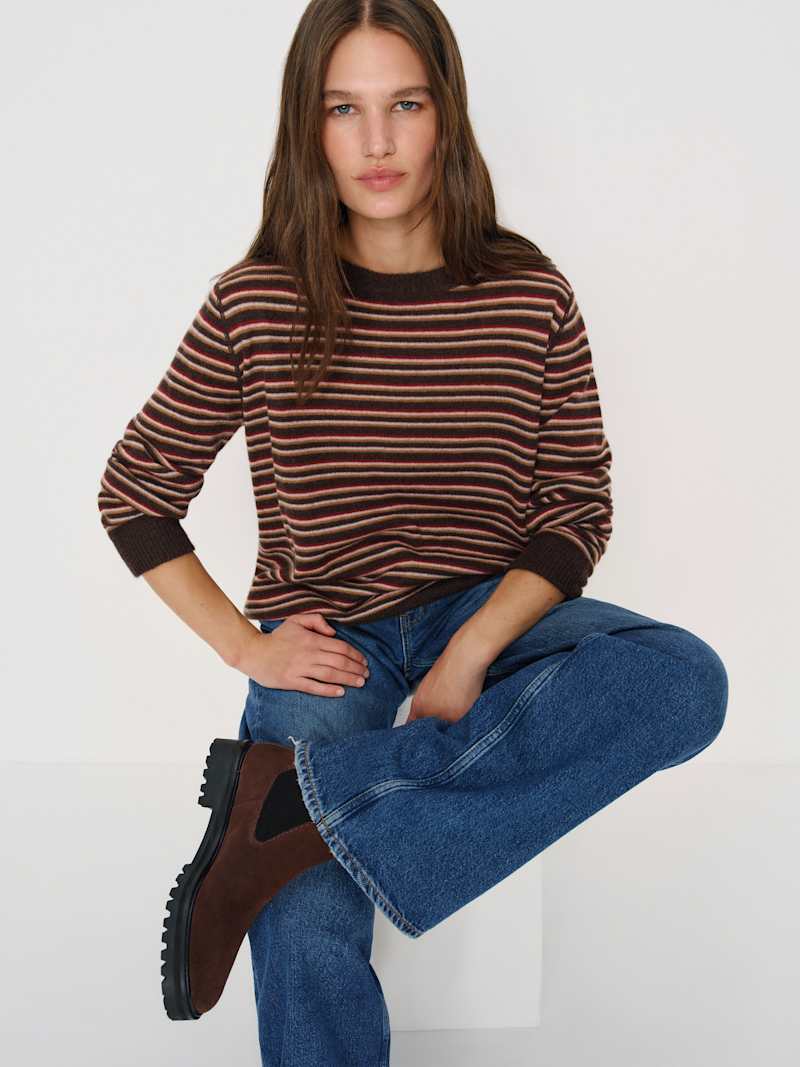 Katerina Lug Sole Chelsea Boot from Reformation - $378
