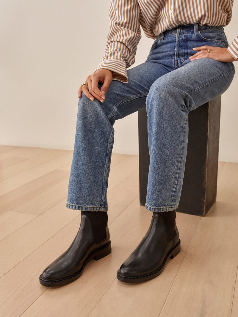 Reformation オルヤニーブーツ Alexa Neoprene Chelsea Boot