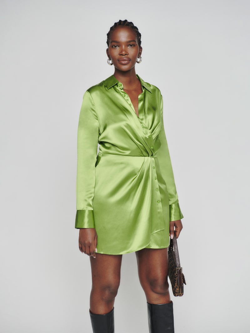 Reformation store silk dress