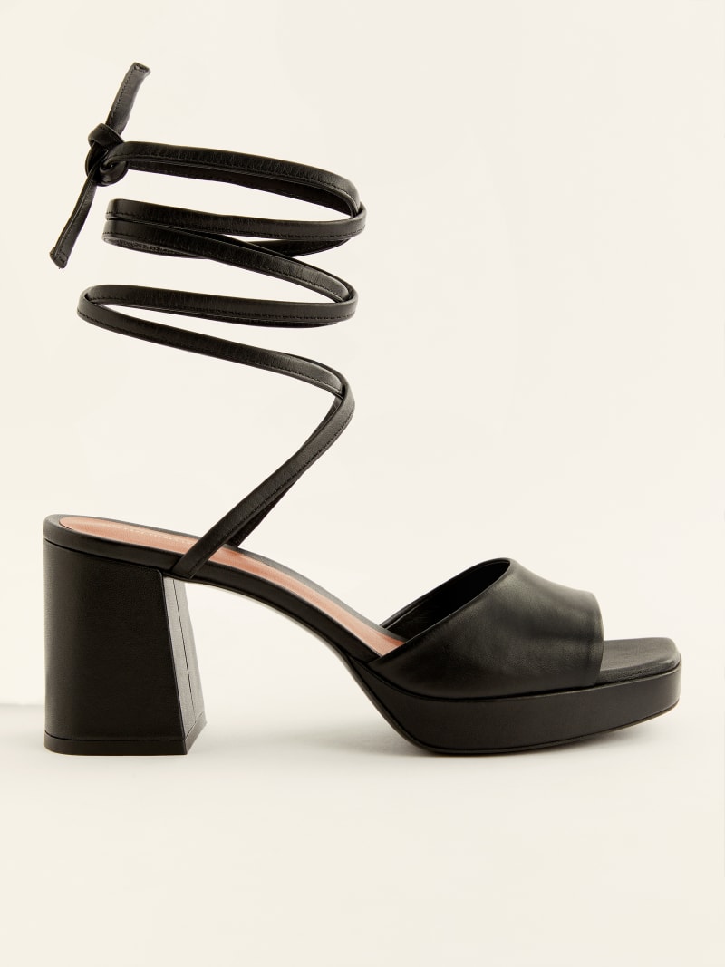 Magda Ankle Tie Platform