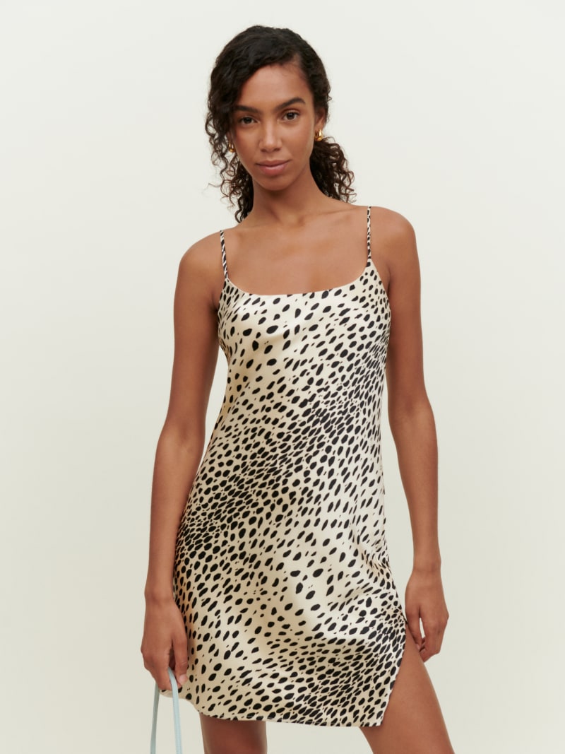 rhea silk dress Rhea Satin Dress  LabelRow