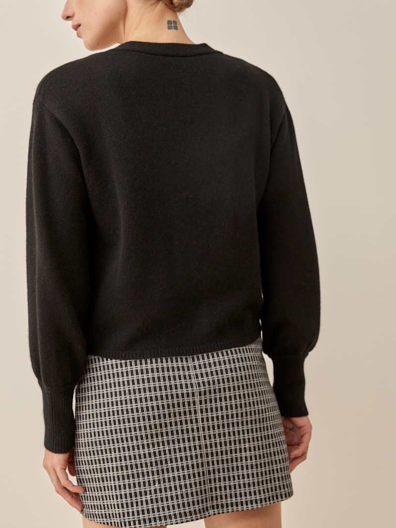 Varenne Cashmere Embellished Button Set