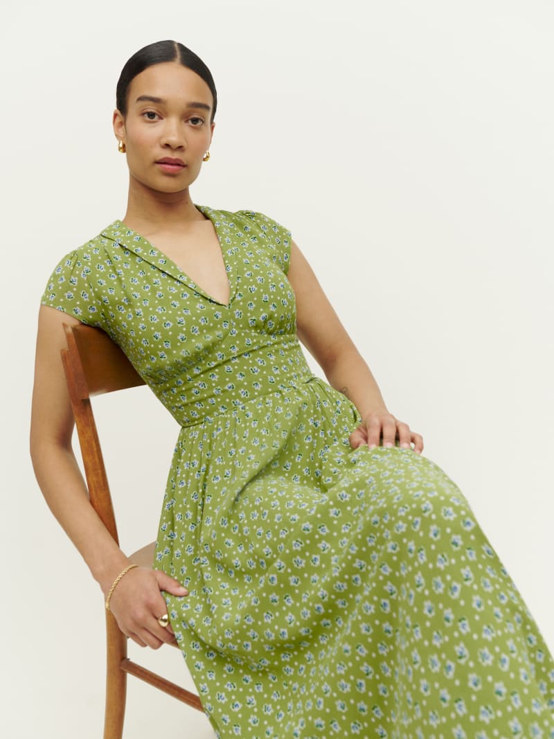 reformation ailsa silk dress Alisa Dress