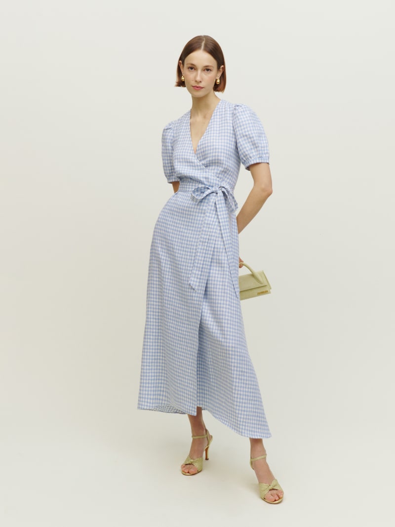 公式 Weiss Linen Dress ワンピース