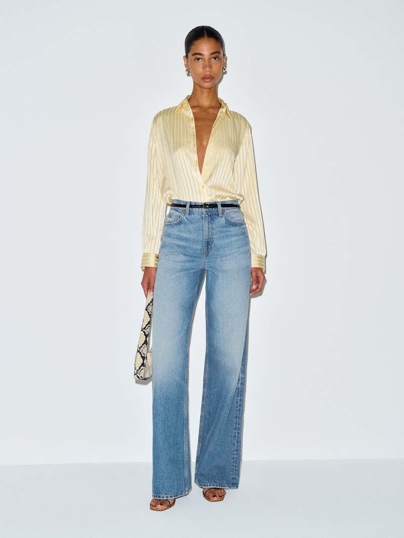 Cary High Rise Slouchy Wide Leg Jeans