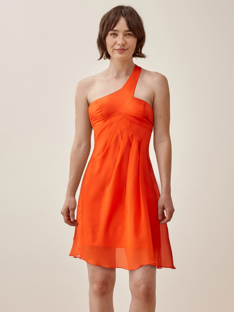 reformation embry dress orange grove Reformation + Embry Dress