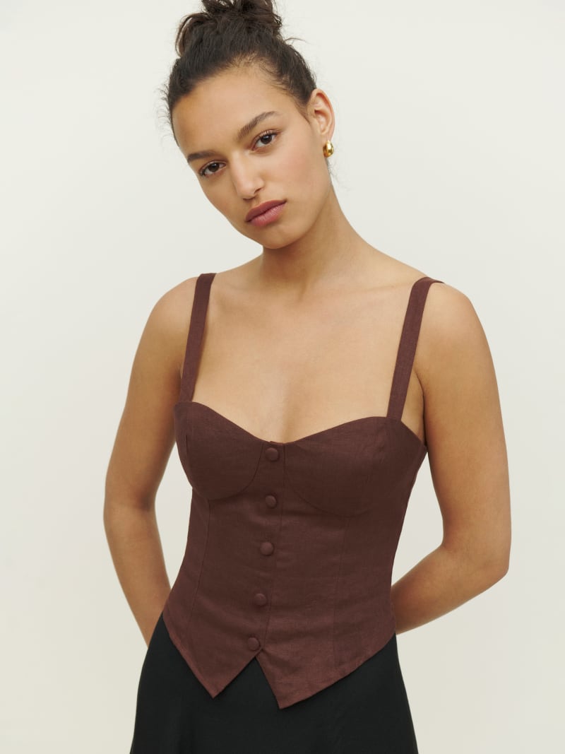 reformation olivia linen dress Reformation | Dresses | Rare Reformation Olivia Linen Dress