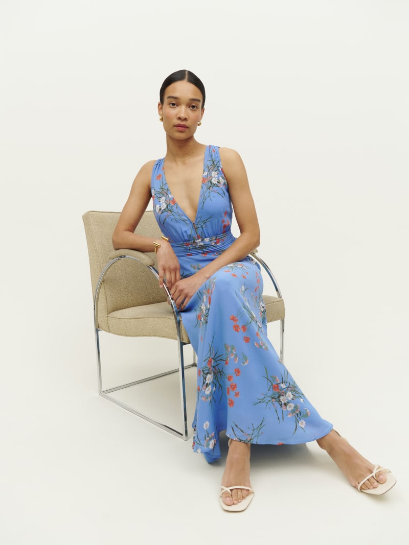 Reformation rosalinda dress on sale