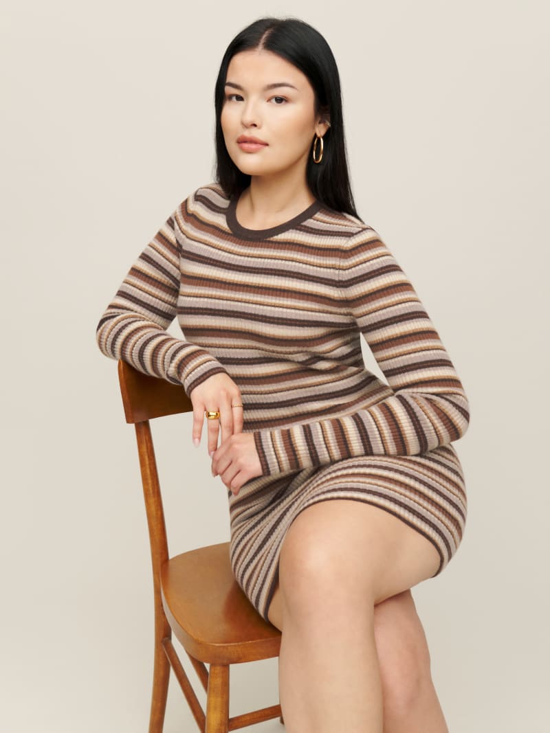 Reformation striped dress 2025