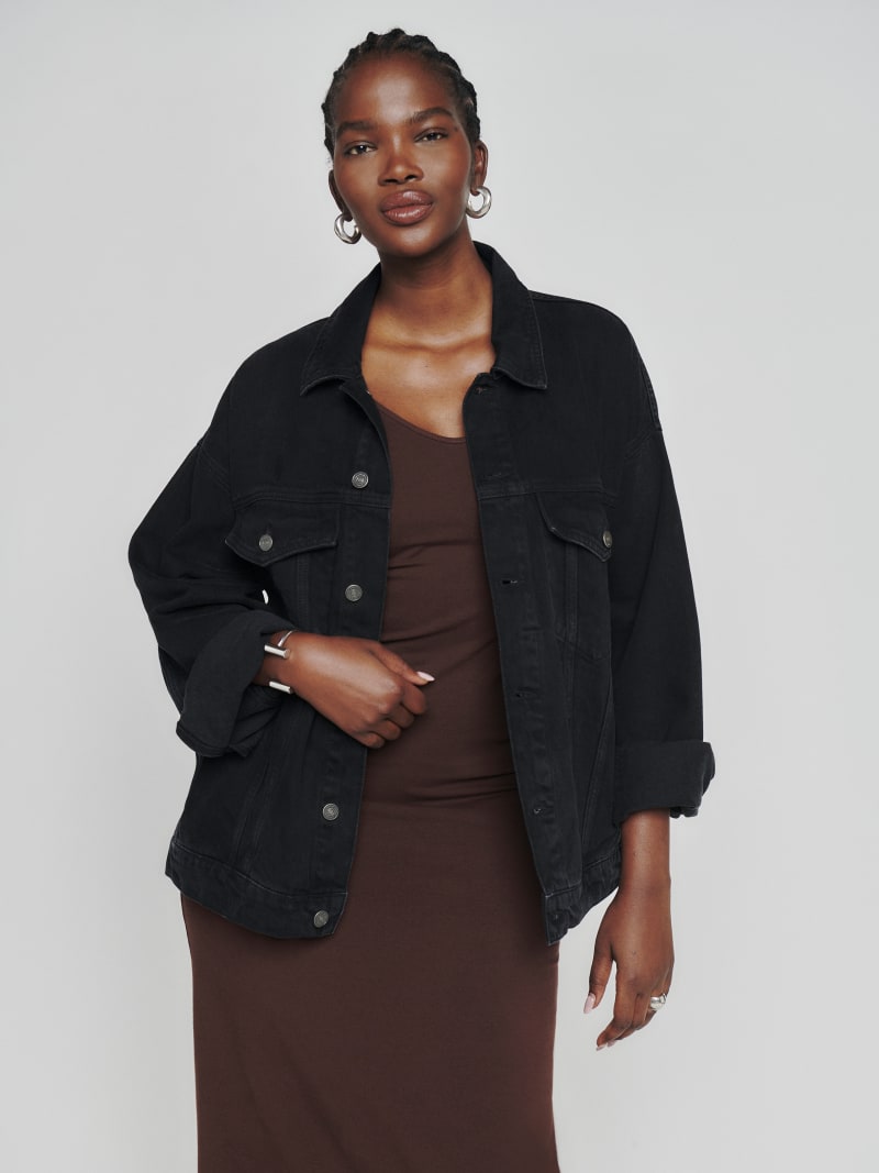 grafiek troosten Verplaatsbaar Simone Oversized Denim Jacket - Sustainable Denim | Reformation