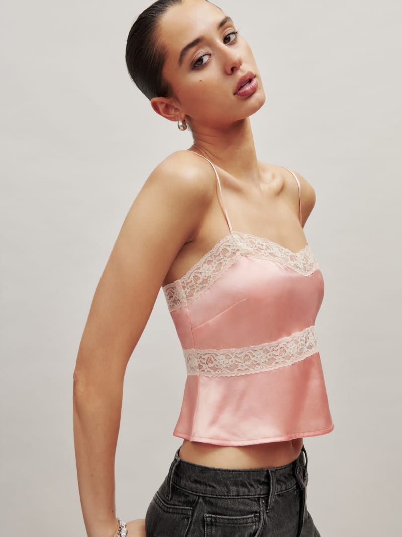 Lane Silk Top - Sleeveless | Reformation