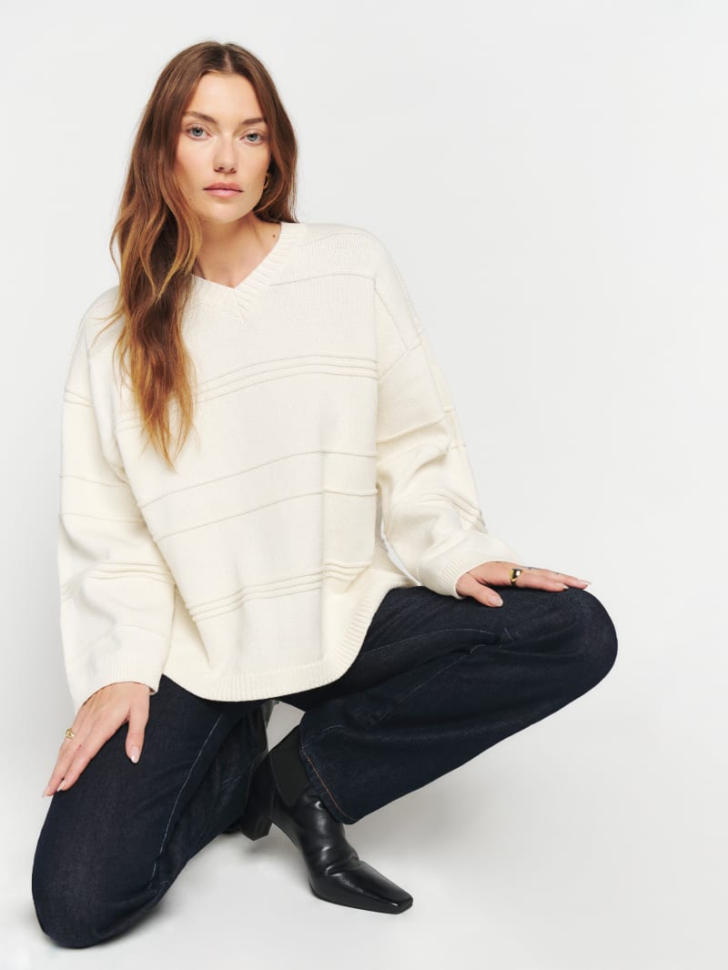 Brandy Oversized Cotton Sweater - Sustainable Sweaters