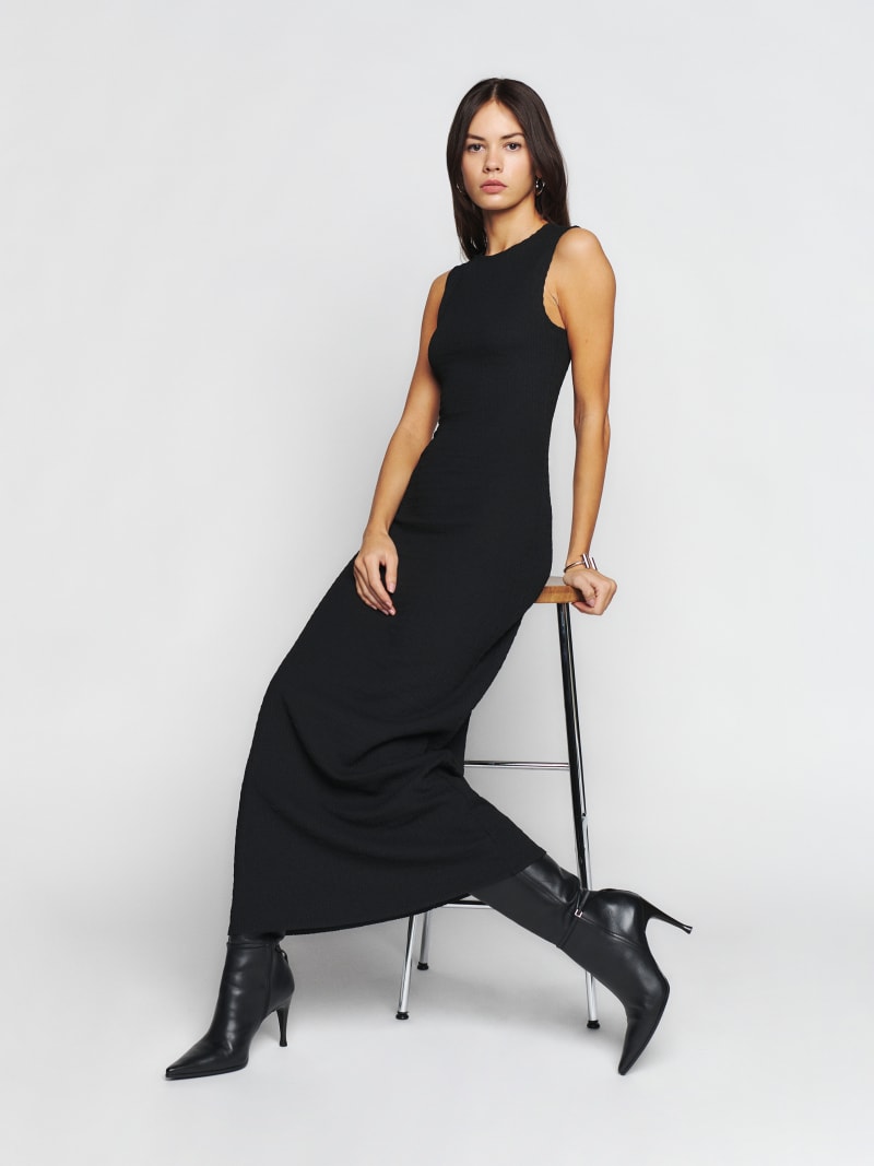 bec and bridge noir et blanc midi dress Bec + Bridge Noir Et Blanc Midi Dress