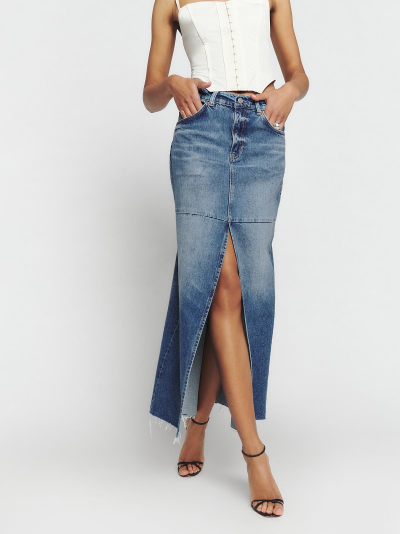 The Reformation Skirt That'll Make You Embrace the Denim Maxi