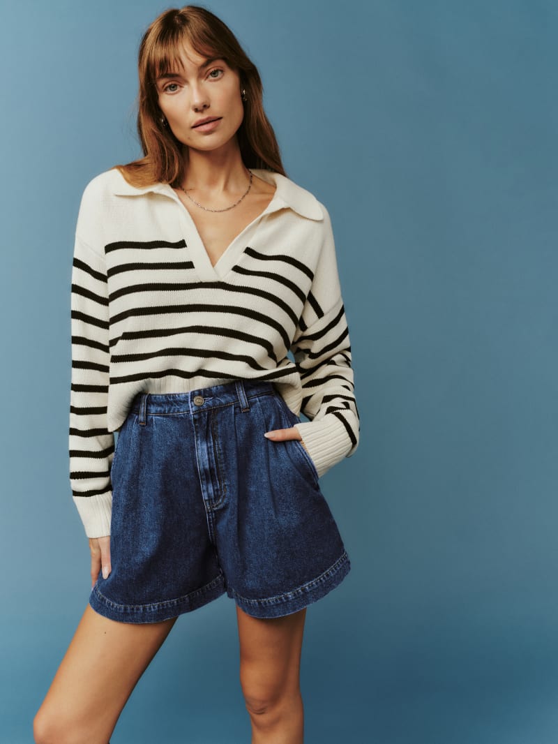 Francis High Rise Pleated Shorts