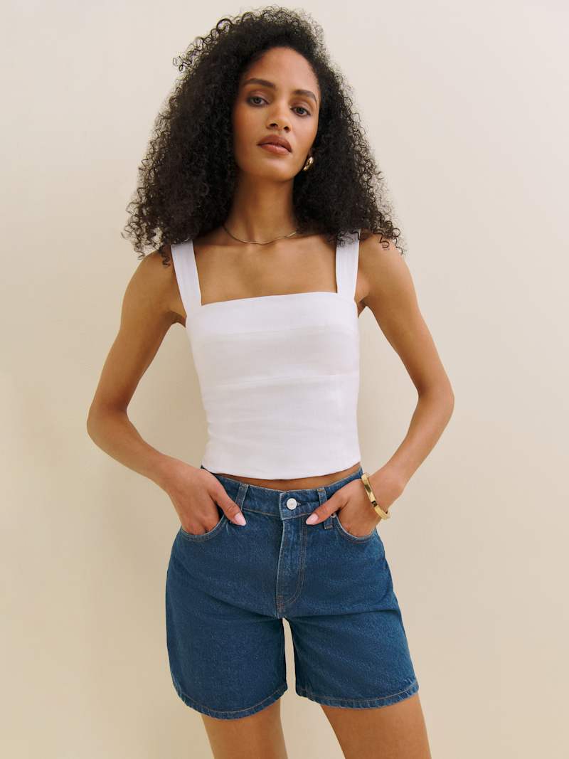 Raye Mid Rise 6” Jean Shorts