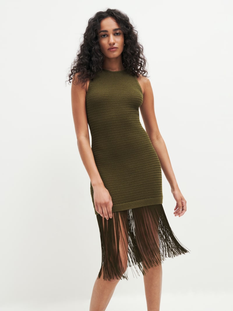 Cary Cotton Knit Mini Dress