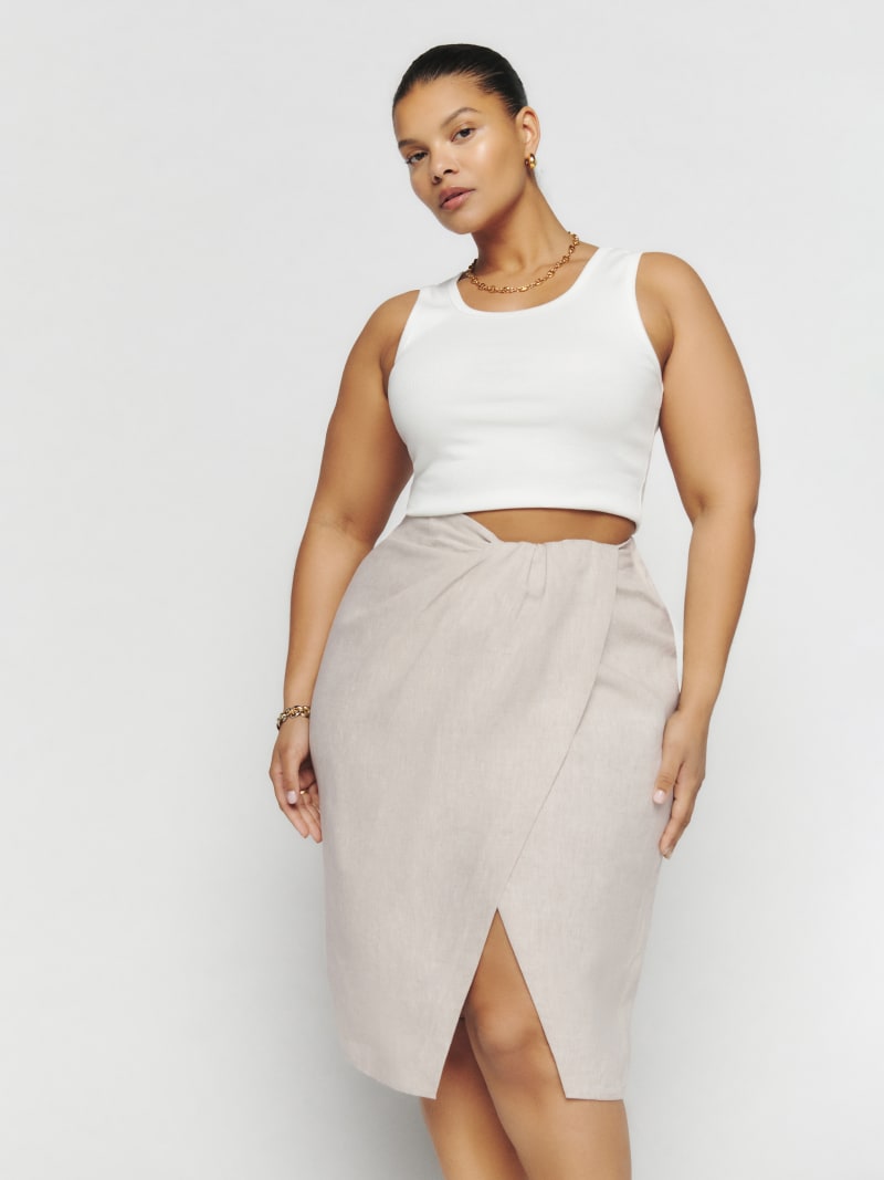 Hazel Linen Skirt Es
