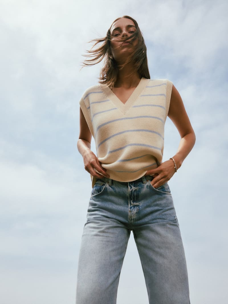 Janey Cotton Sweater Vest