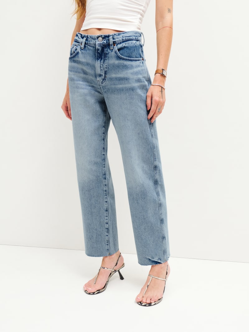 Reformation crop jeans outlet