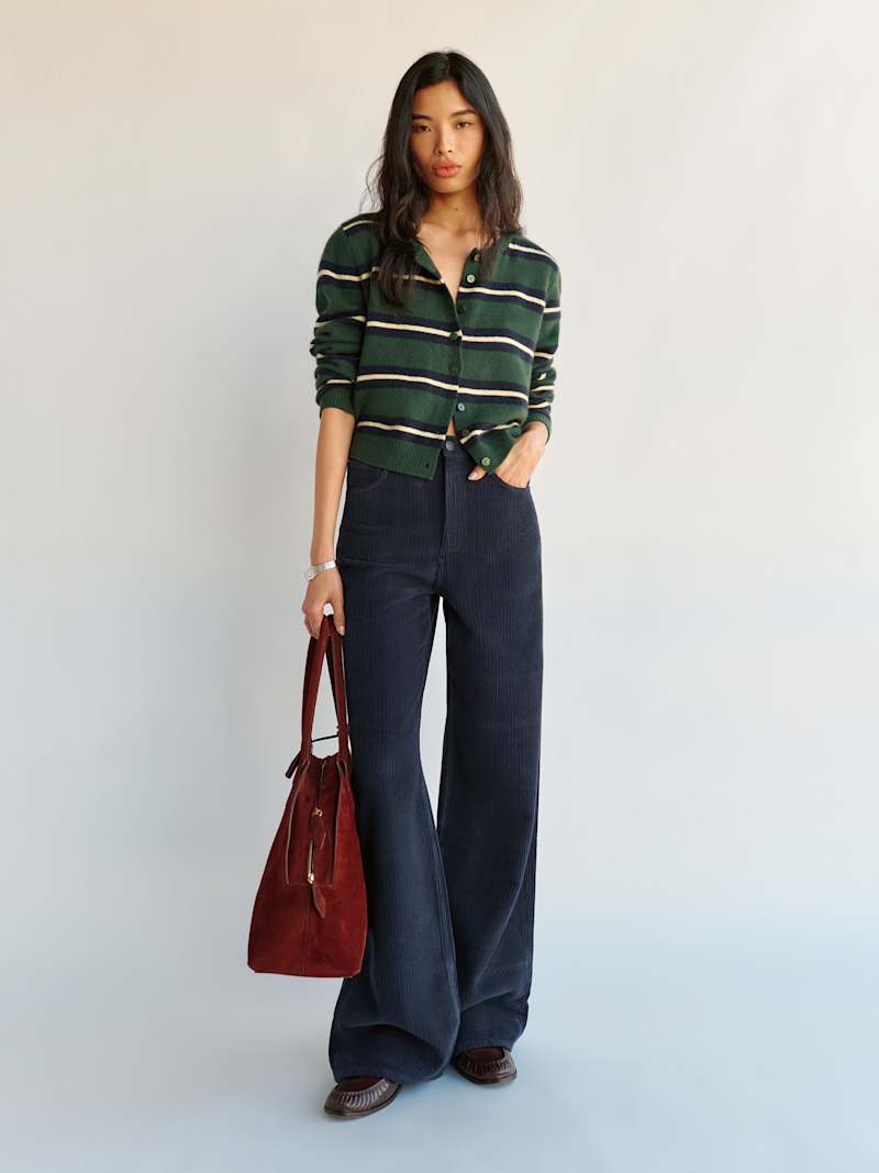 Clara Cashmere Crew Cardigan