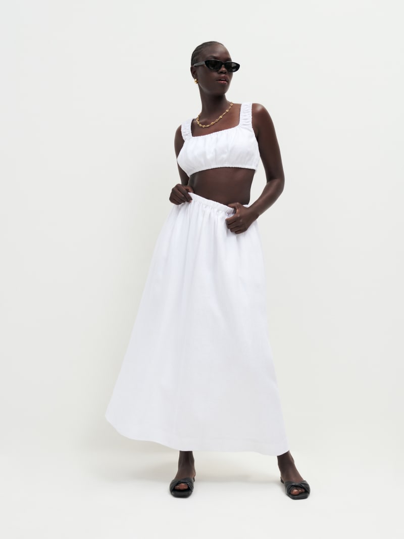 Carine Linen Skirt