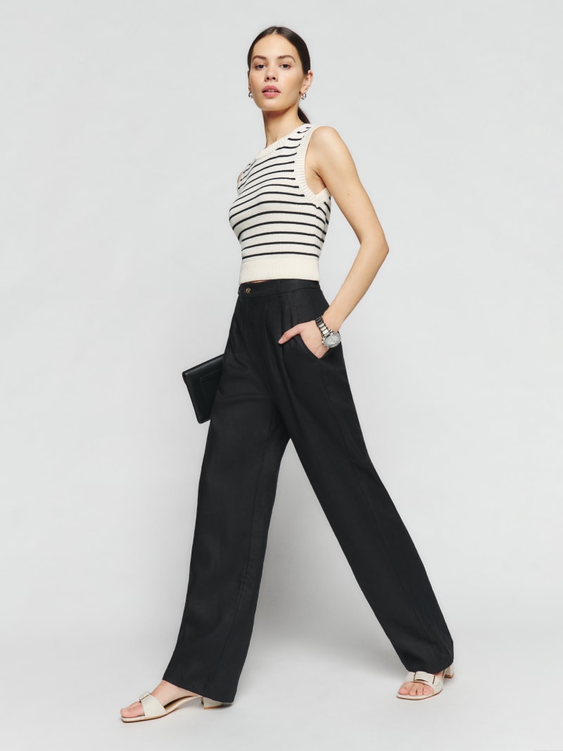 Petites Mason Linen Pant