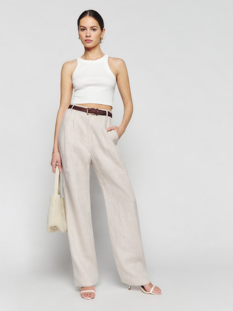 Petites Mason Linen Pant