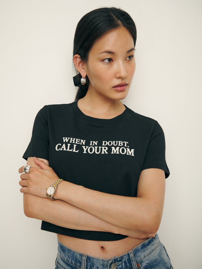 Cropped Classic Crew Tee