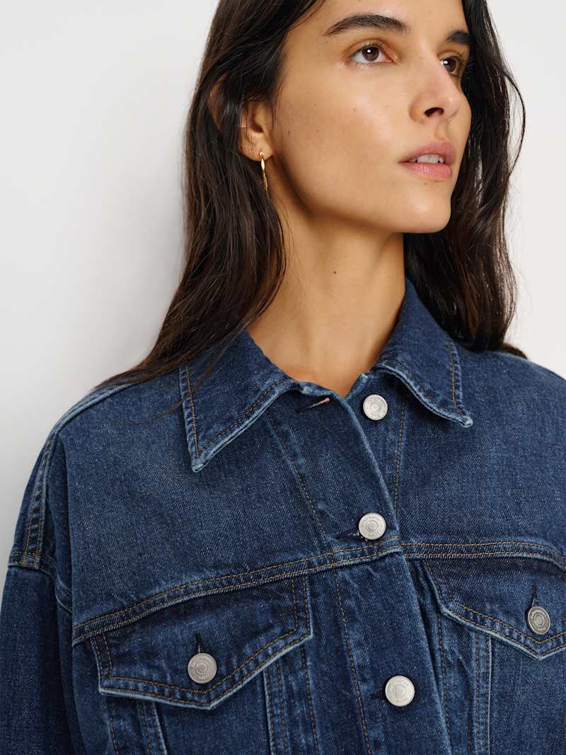 Jori Cropped Denim Jacket