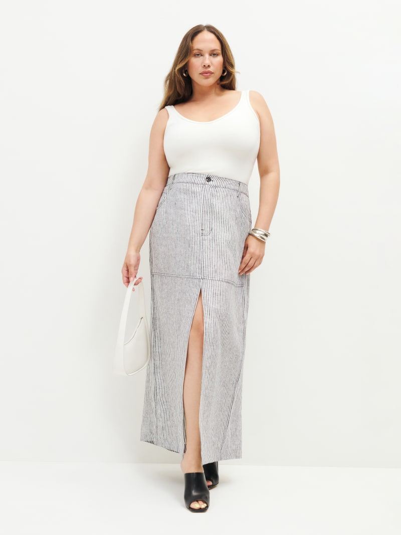 Tazz Maxi Linen Skirt Es