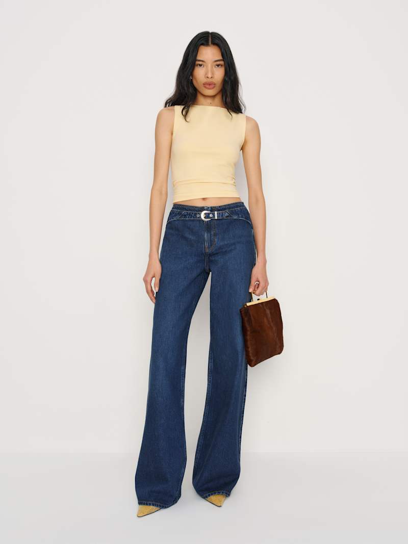 Cary Low Rise Slouchy Wide Leg Jeans
