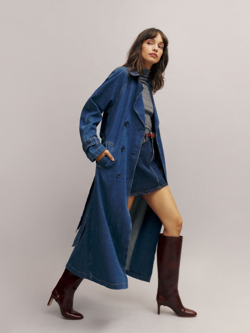 Demin coat top