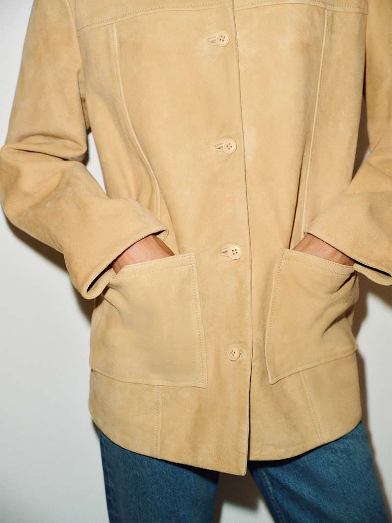Veda Lincoln Suede Shirt Jacket